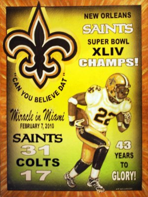 Saints Superbowl XLIV Champs